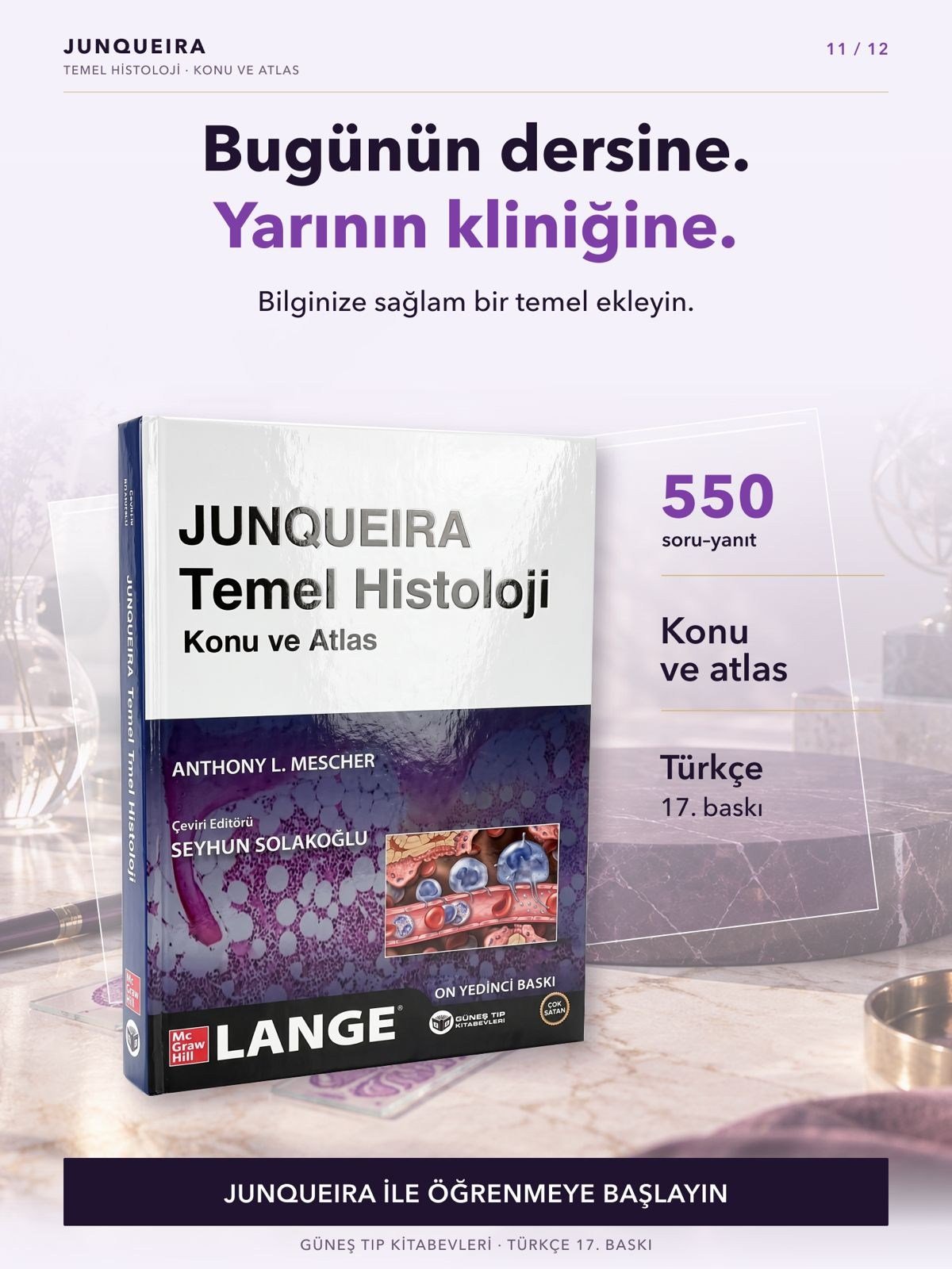 Junqueira Temel Histoloji Konu ve Atlas 17. Baskı