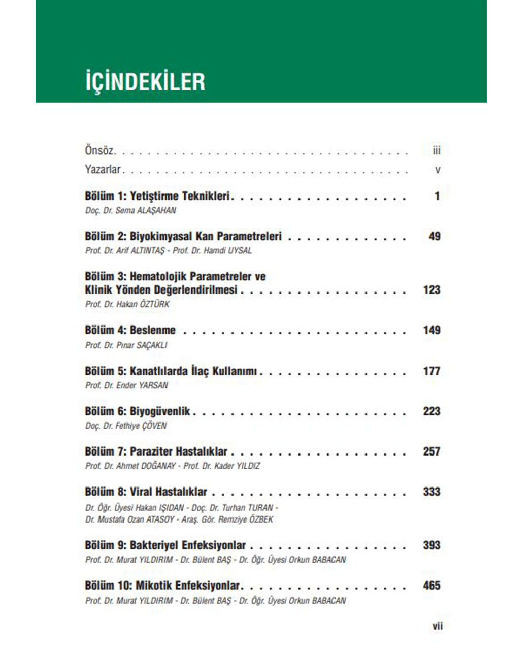 Kanatlı Hekimliği