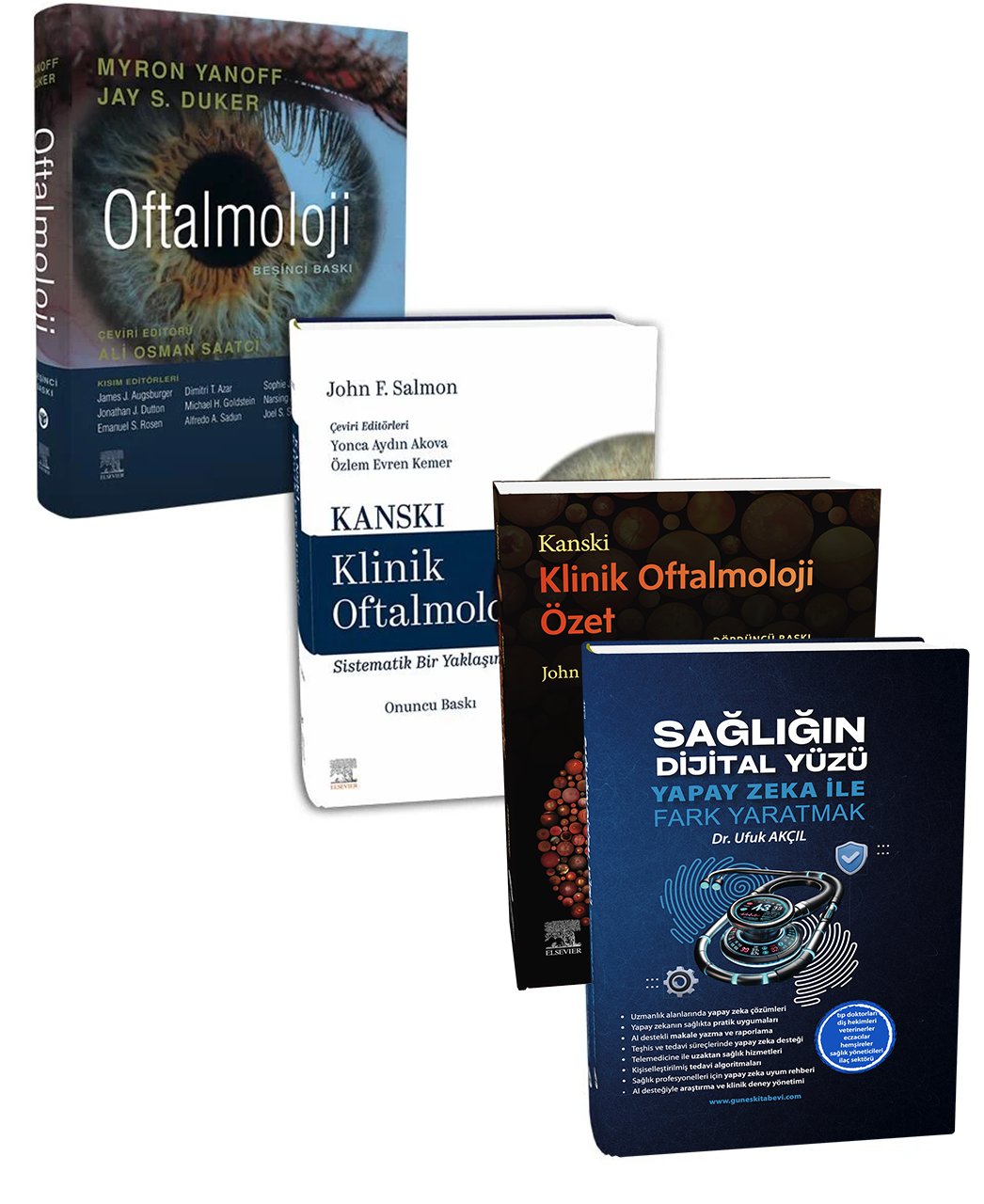 Kanski Klinik Oftalmoloji + Yanoff Oftalmoloji SETİ (3 ÇOK SATAN BU SETTE)