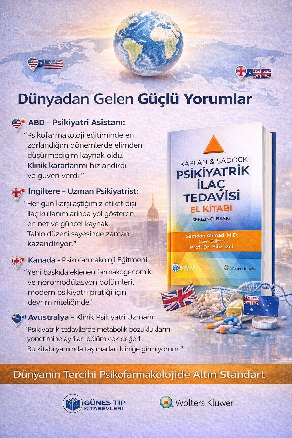 Kaplan & Sadock Psikiyatrik İlaç Tedavisi El Kitabı 8. Baskı