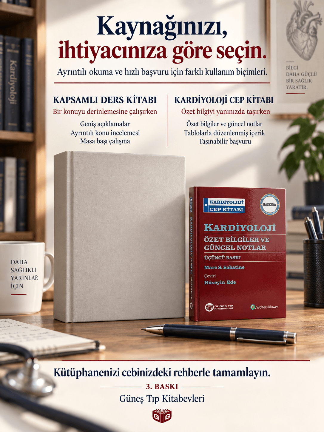 Kardiyoloji Cep Kitabı - Kardiyoloji Özet Bilgiler ve Güncel Notlar 3. Baskı