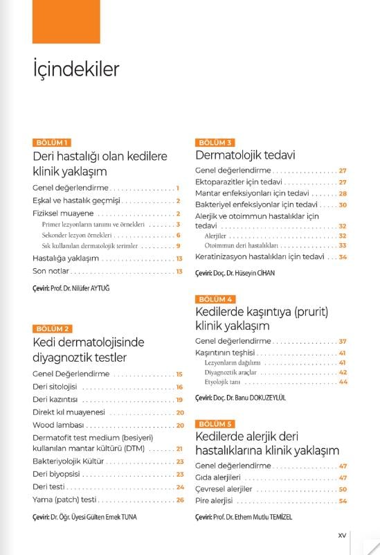 Kedilerde Dermatolojik Hastalıklara Klinik Yaklaşım