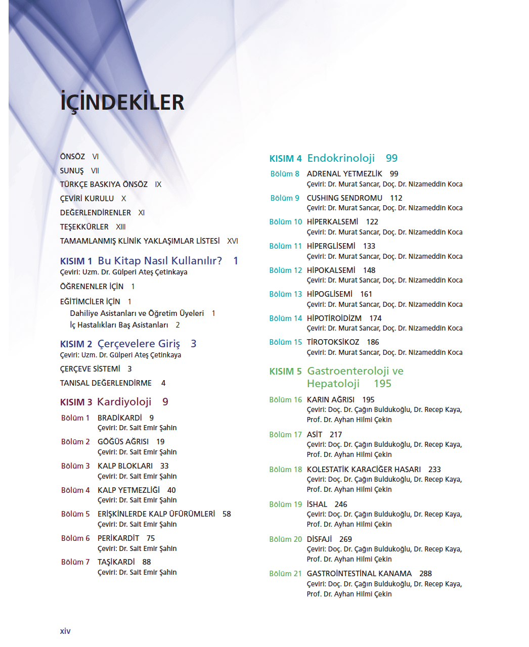 Klinik Çerçeveler Dahiliye