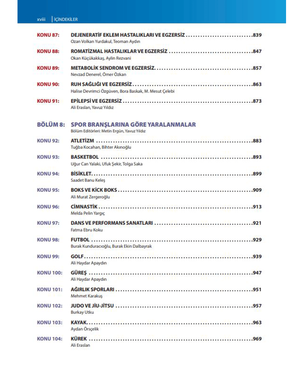 Klinik Spor Hekimliği