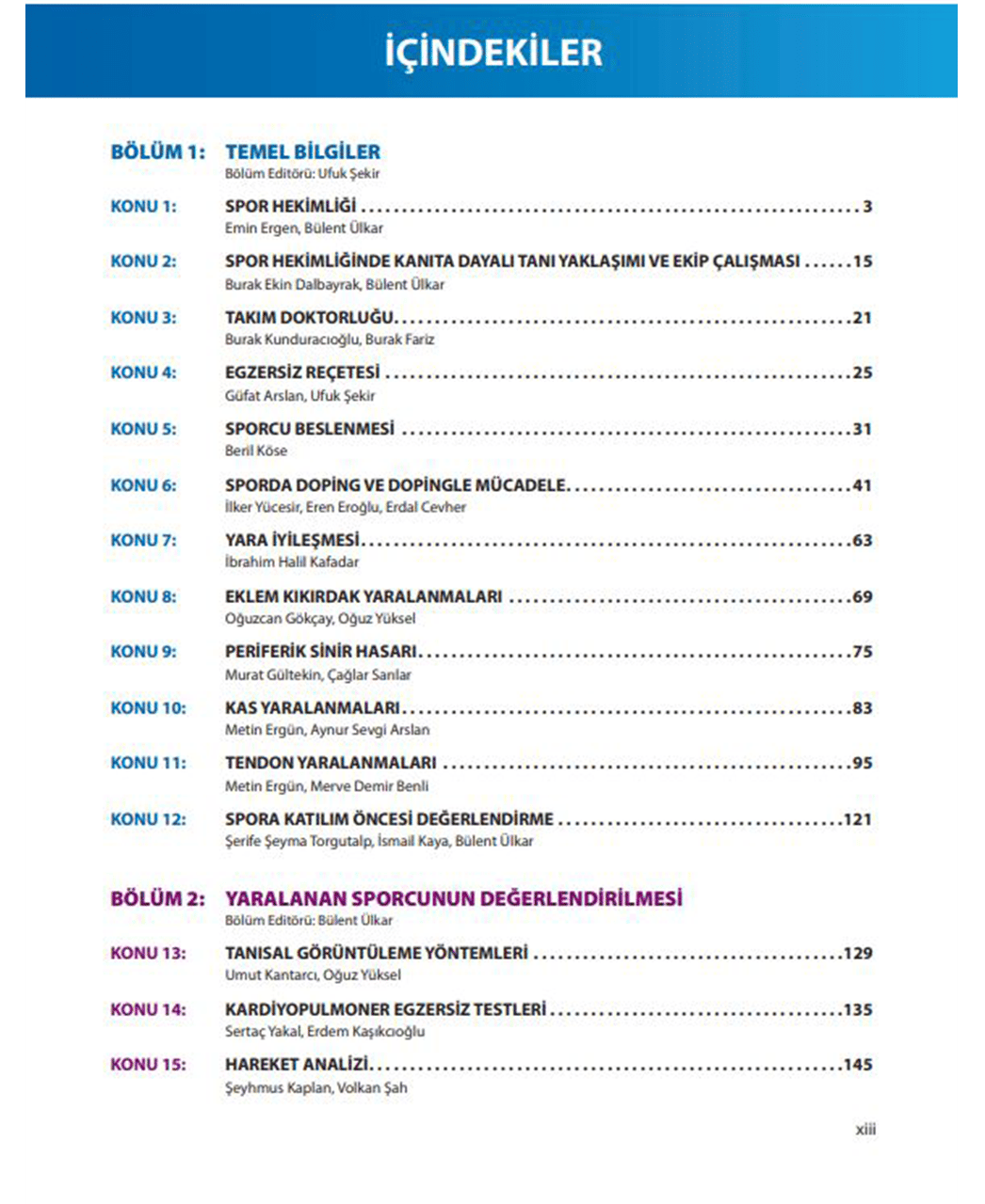 Klinik Spor Hekimliği