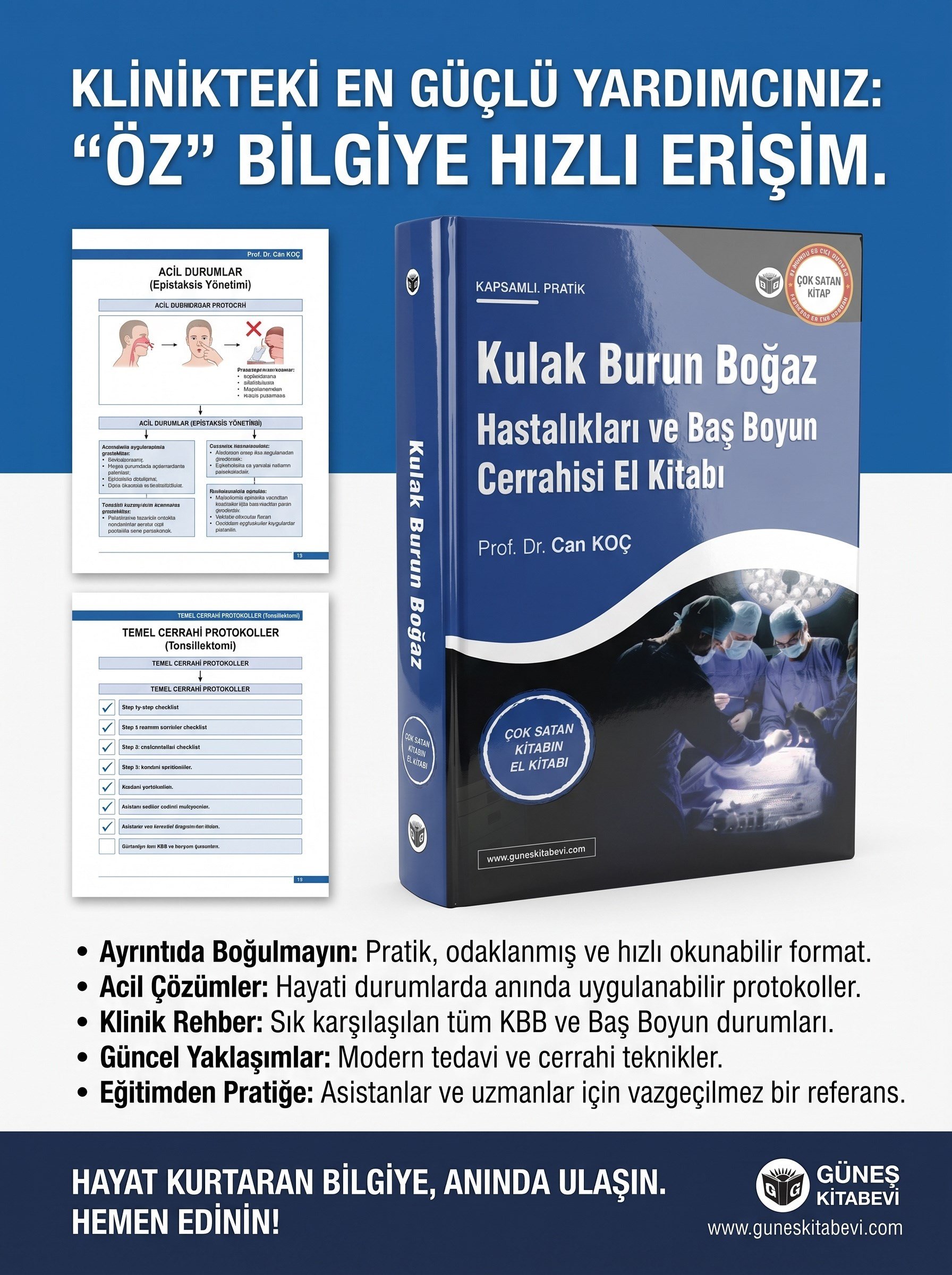 Kulak Burun Boğaz Hastalıkları ve Baş Boyun Cerrahisi El Kitabı