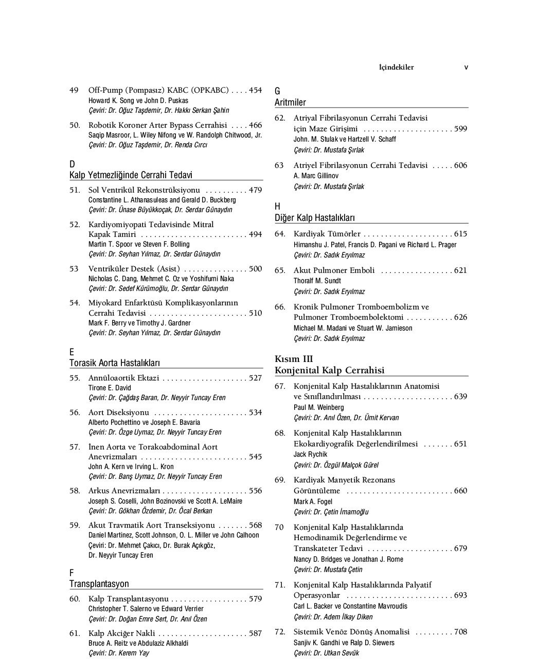 Mastery of Cardiothoracic Surgery (TÜRKÇE)