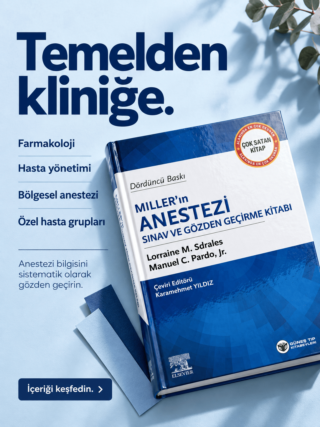 Miller'ın Anestezi Sınav ve Gözden Geçirme Kitabı