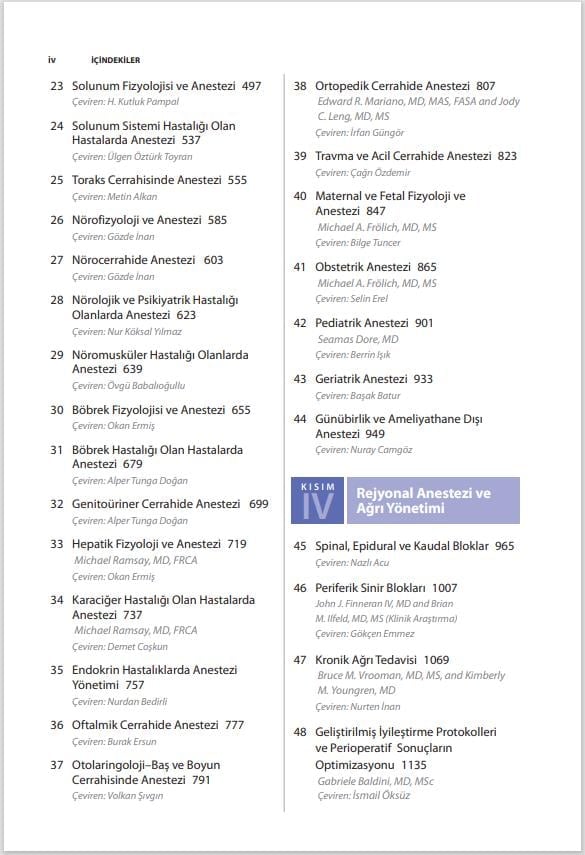 Morgan & Mikhail Klinik Anesteziyoloji 7. Baskı