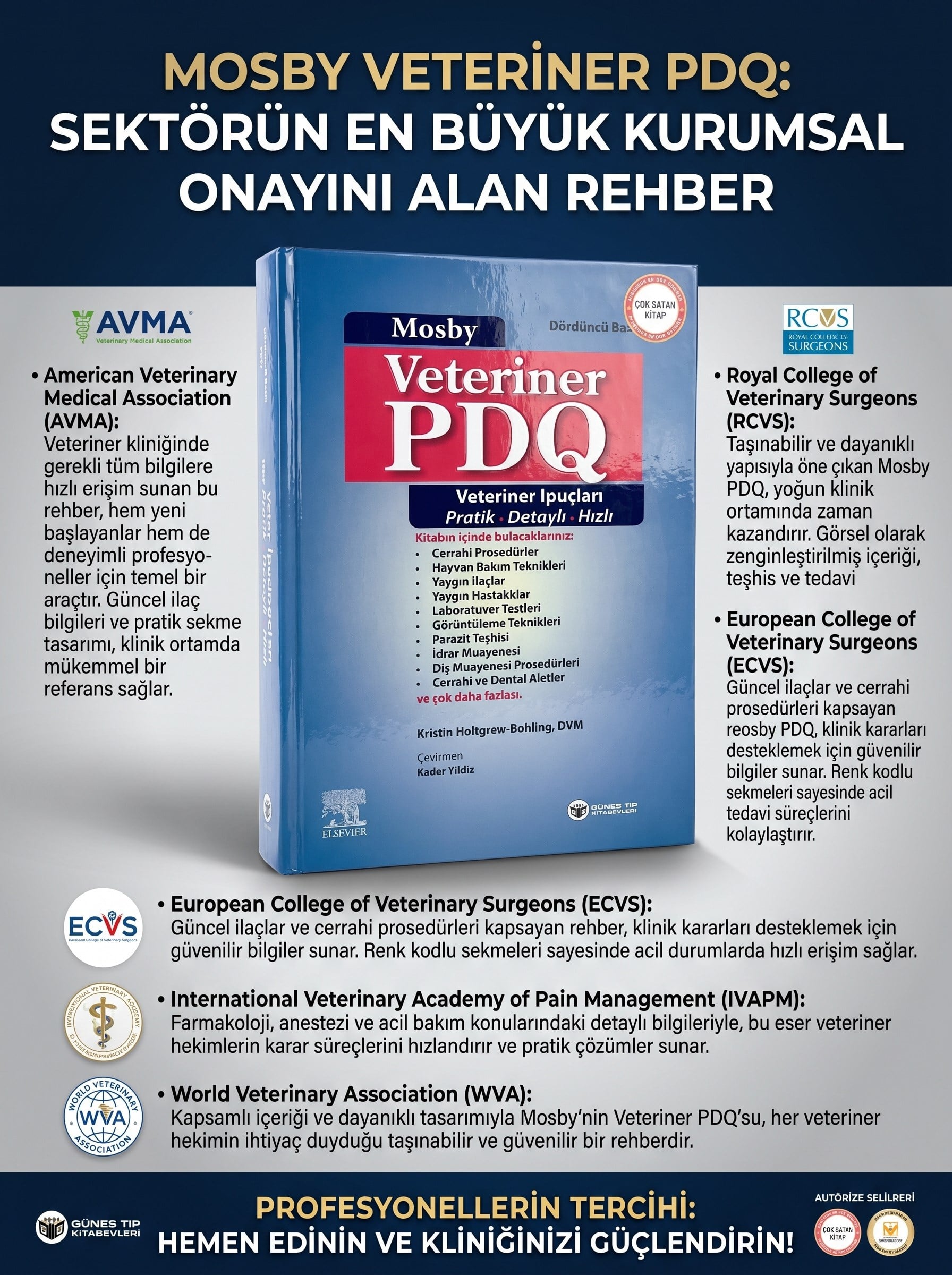Mosby Veteriner Klinik Rehberi (Pratik, Detaylı, Hızlı)