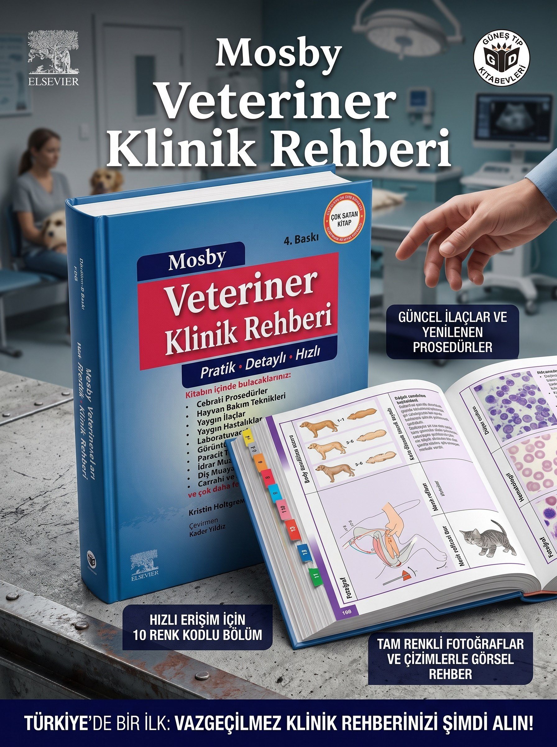 Mosby Veteriner Klinik Rehberi (Pratik, Detaylı, Hızlı)