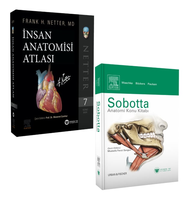Netter İnsan Anatomi Atlası + Sobotta Anatomi Konu Kitabı