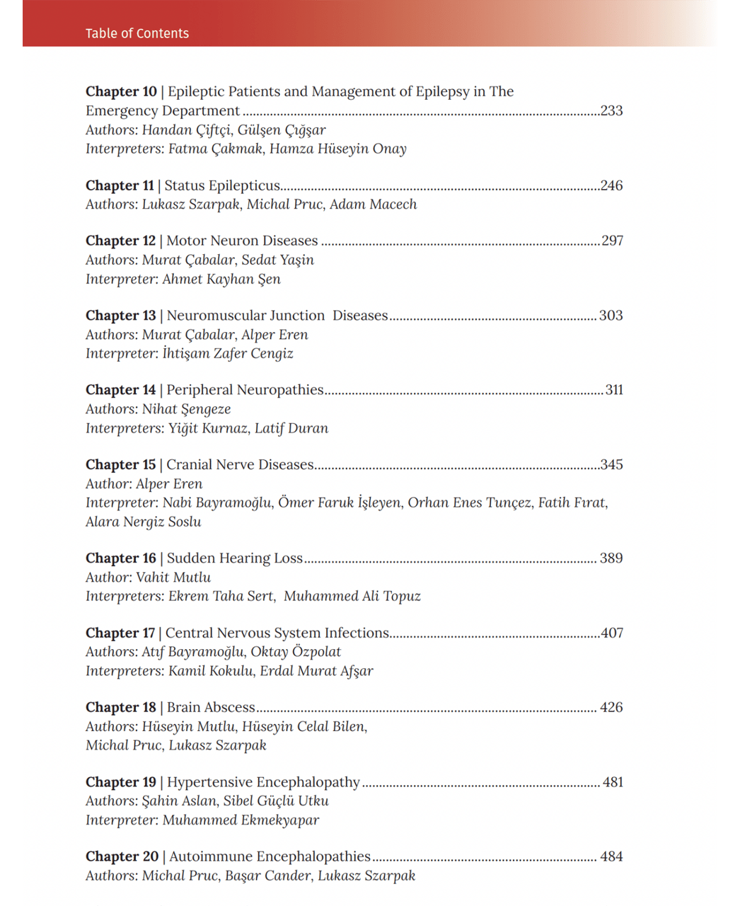 Neurologic Emergencies