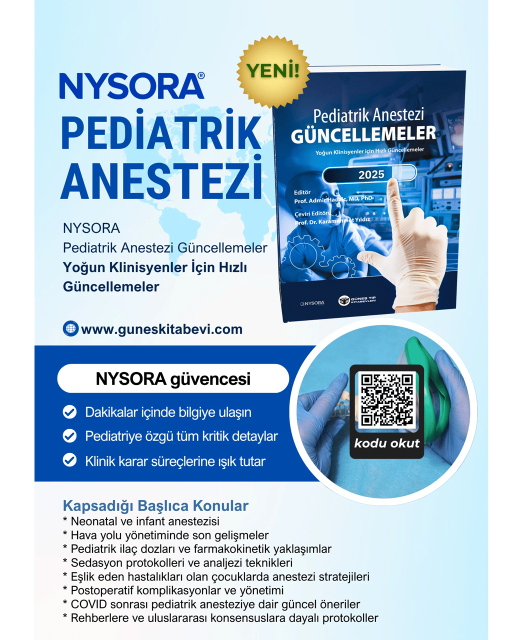 NYSORA - Pediatrik Anestezi Güncellemeler - Yoğun Klinisyenler İçin Hızlı Güncellemeler