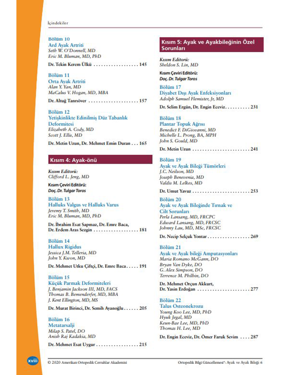 OKU 6 - Ayak ve Ayak Bileği TOTBİD YAYINI