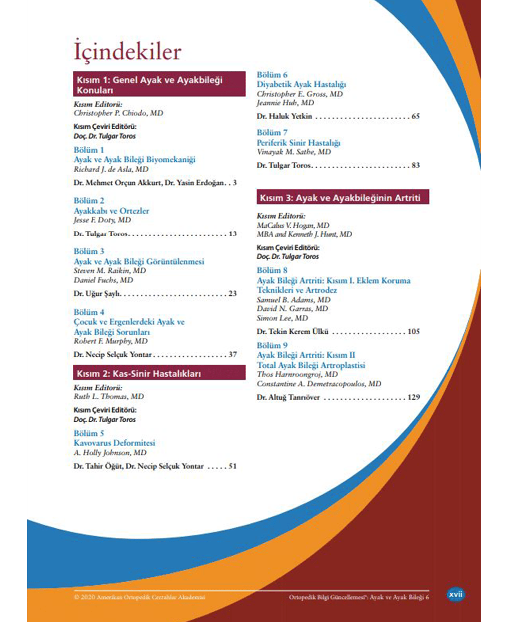 OKU 6 - Ayak ve Ayak Bileği TOTBİD YAYINI