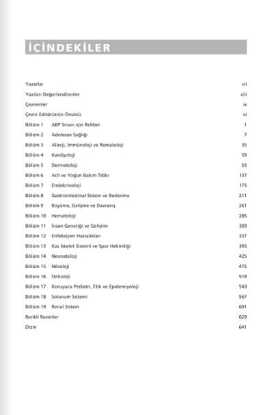 Pediatride Yeterlik - Sınavlara Hazırlık Kaynağı