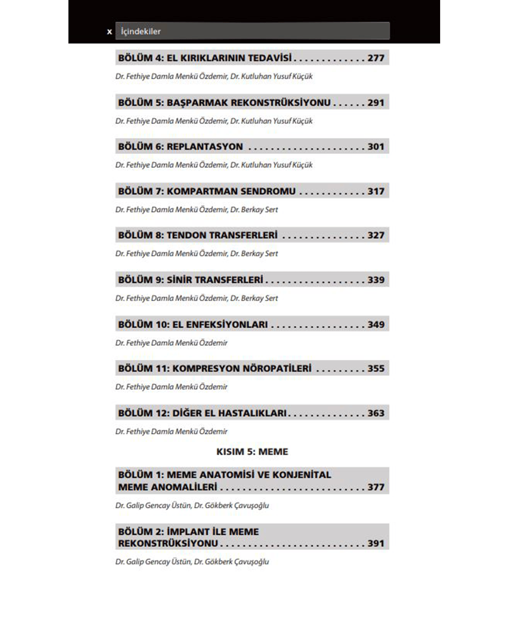 Plastik Cerrahi Akıl Notları