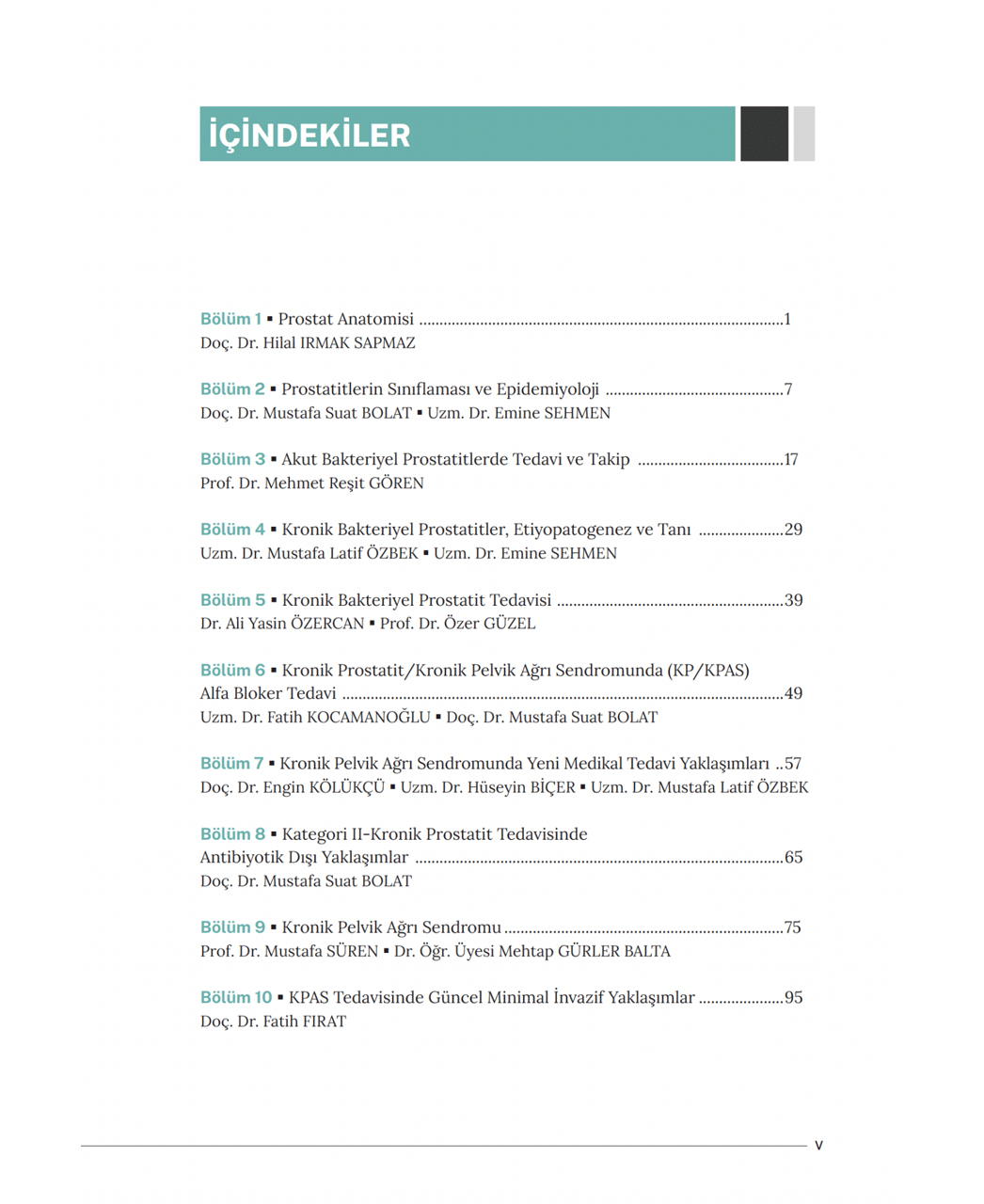 Prostatitlerin Tanı ve Tedavisi