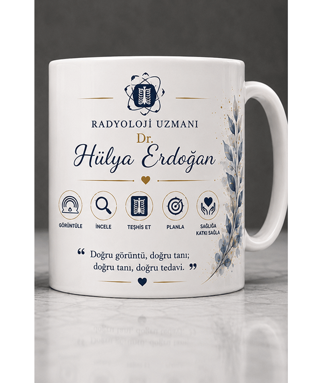 RADYOLOJİ KADIN KUPASI (İSME ÖZEL)