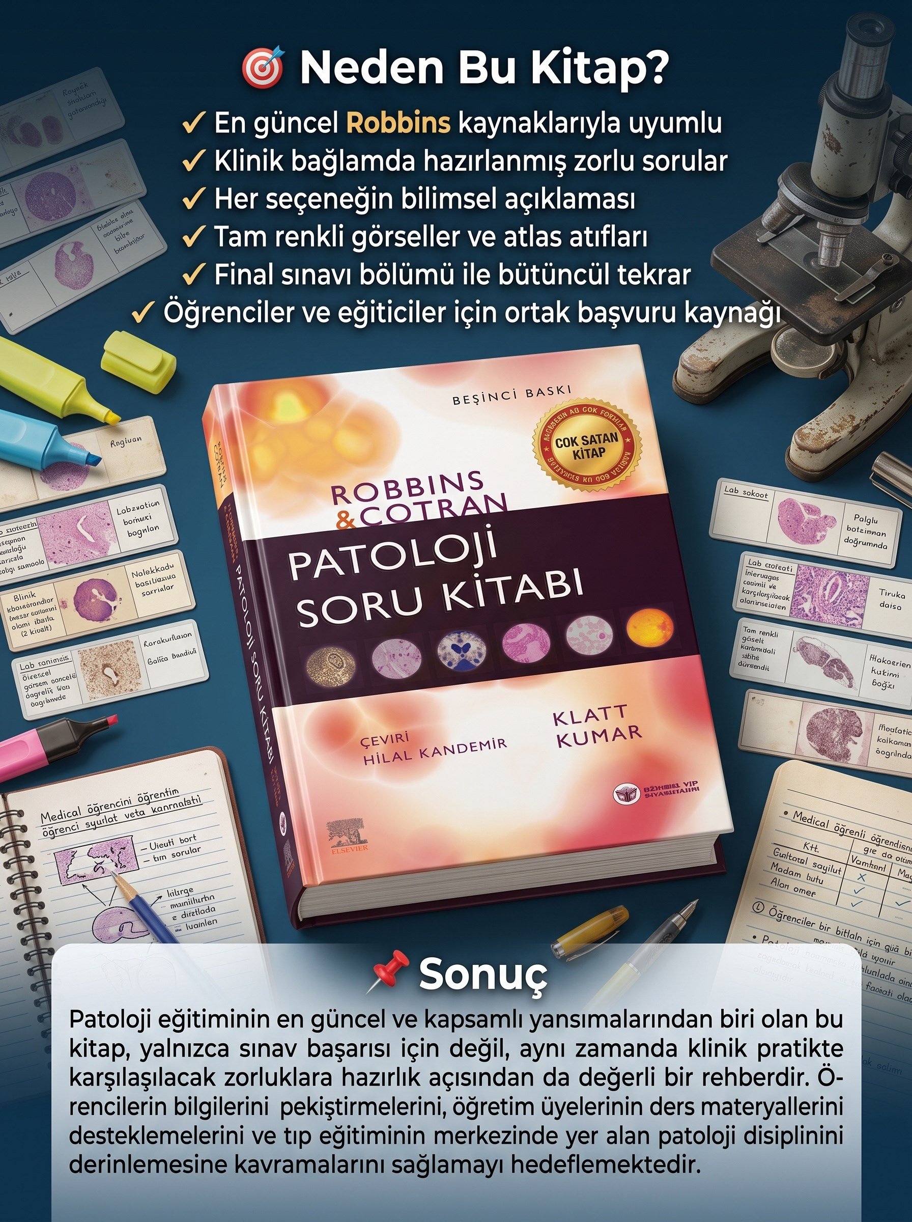 Robbins Patoloji Soru Kitabı (Kapsamlı Gözden Geçirme)