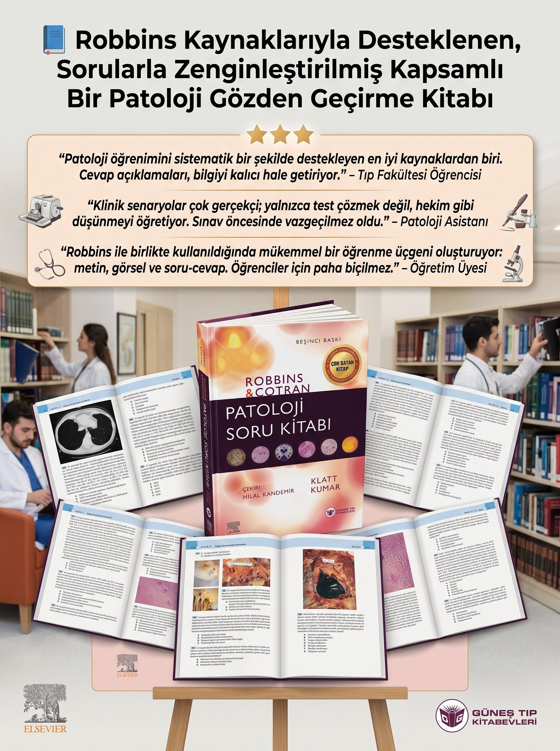Robbins Patoloji Soru Kitabı (Kapsamlı Gözden Geçirme)
