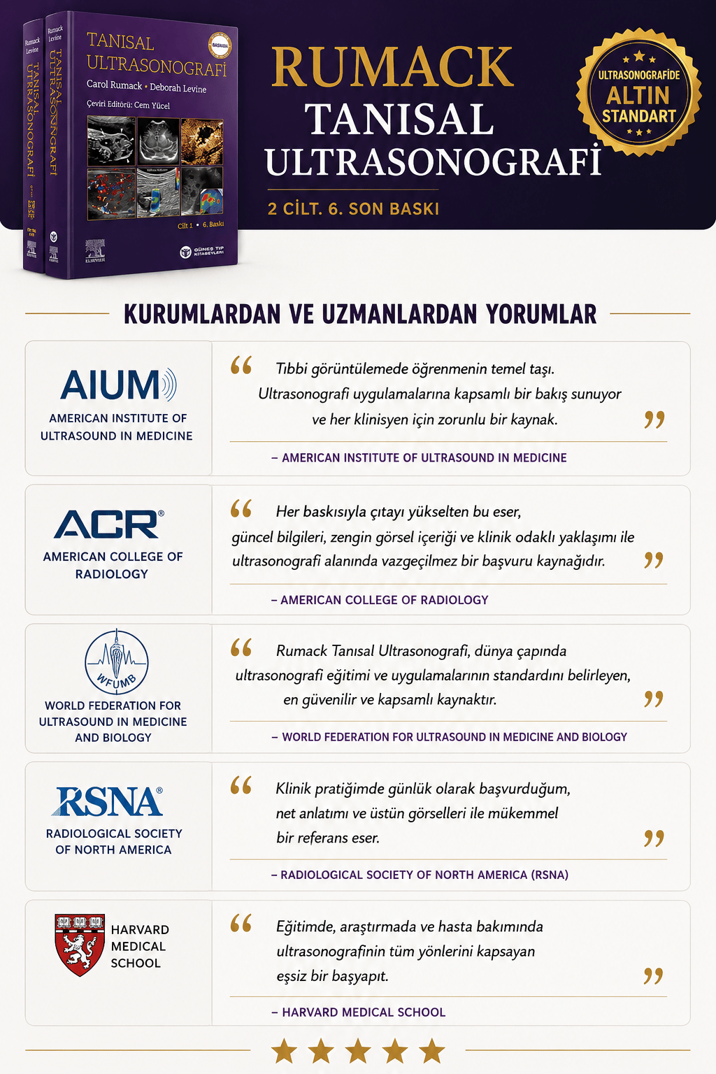 Rumack Tanısal Ultrasonografi 2 Cilt