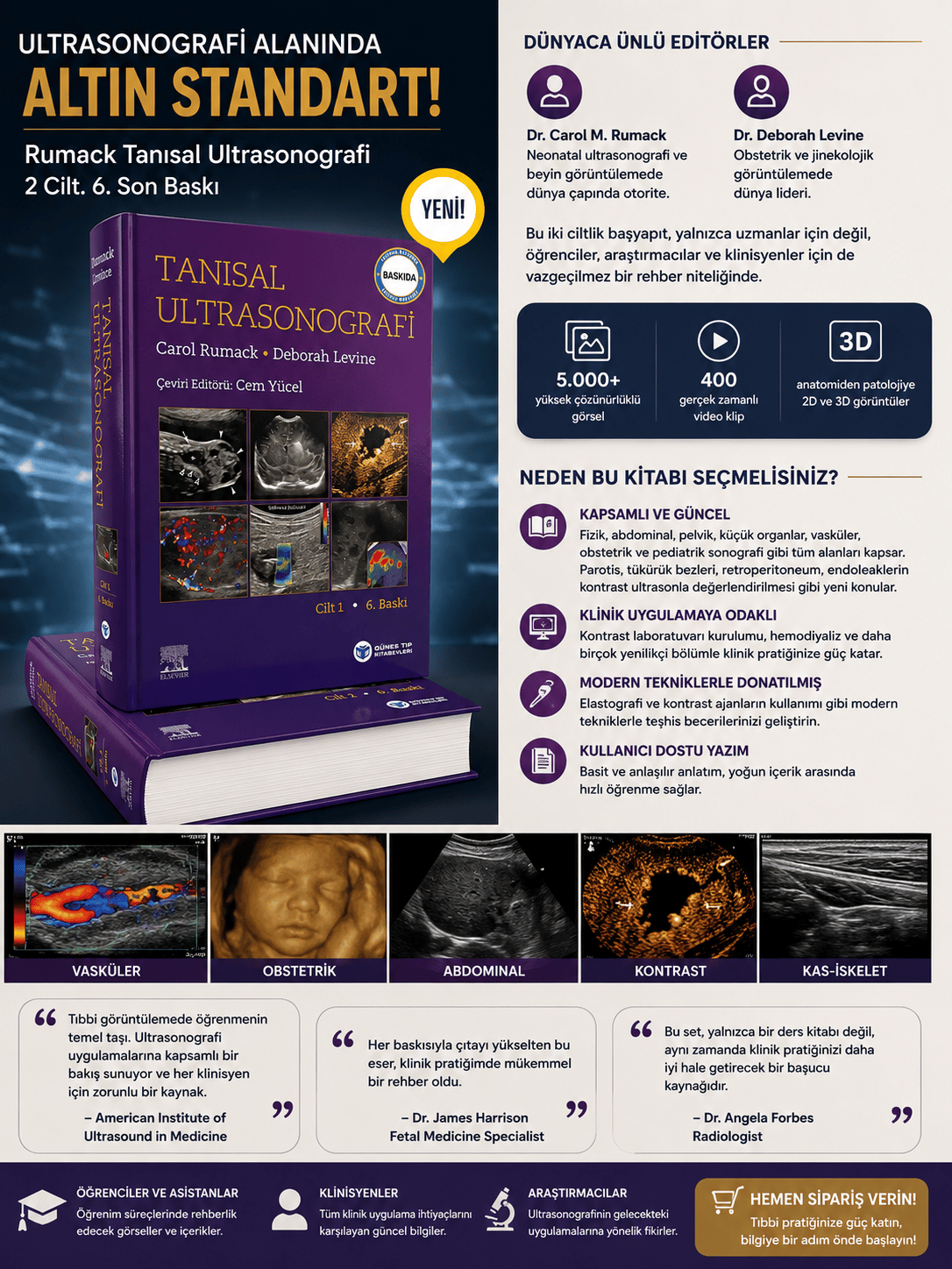 Rumack Tanısal Ultrasonografi 2 Cilt