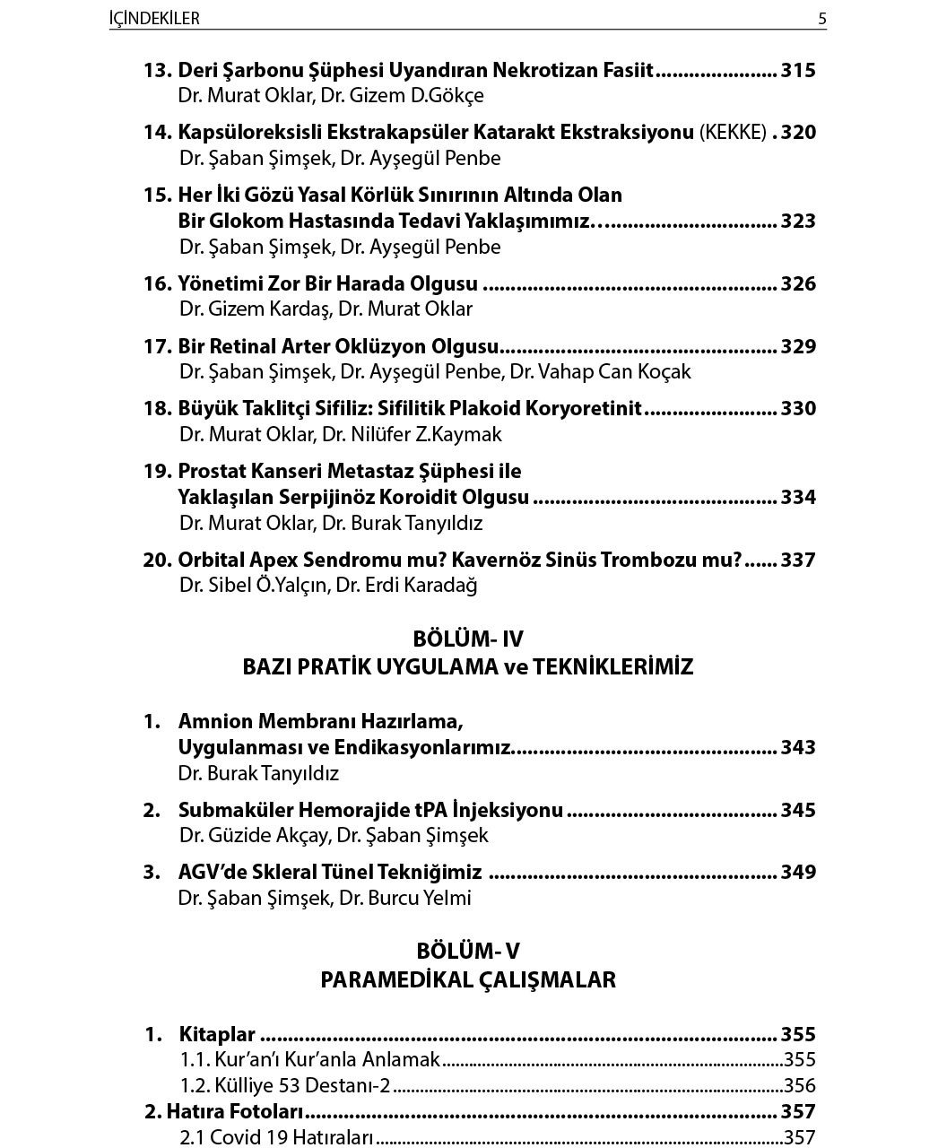 S.b.ü. Dr. Lütfi Kırdar Şehir Hastanesi Kartalgöz Kliniği Bülteni (2019 - 2020)