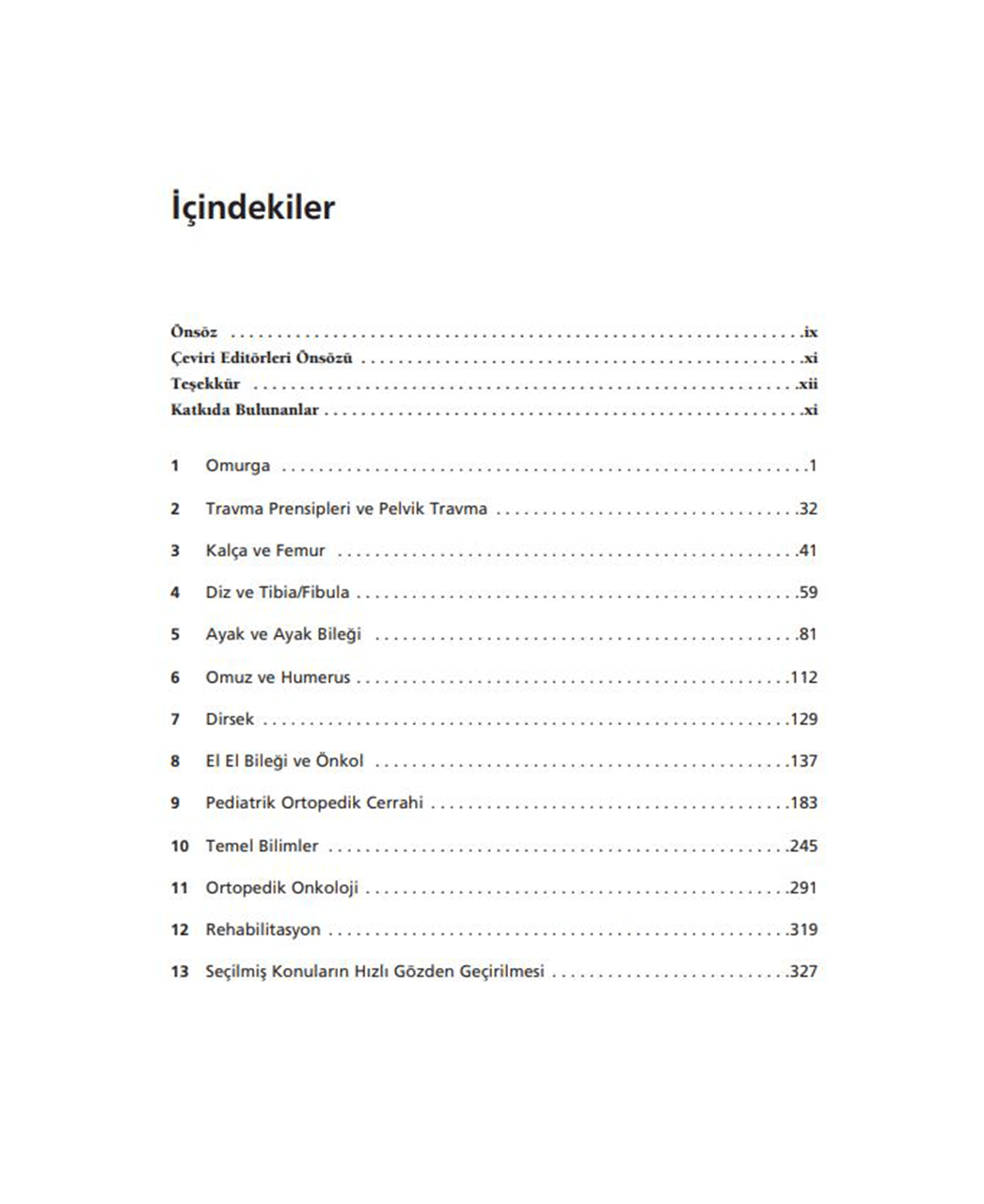 Sokolowski: Orthopedic Surgery Review Sorular ve Cevaplar