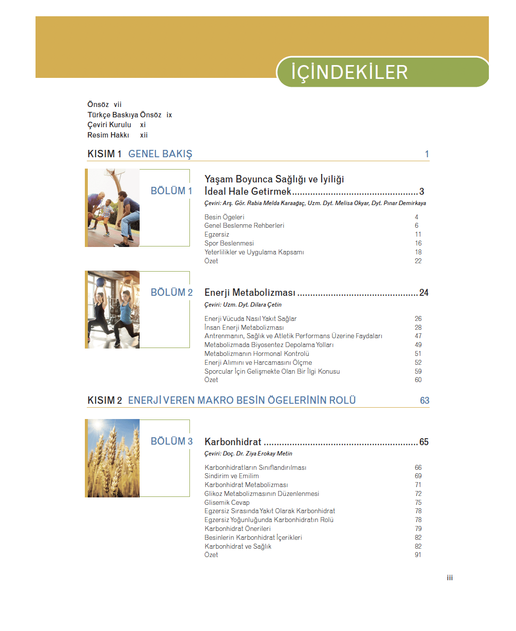 Spor Egzersiz ve Sağlık İçin Beslenme
