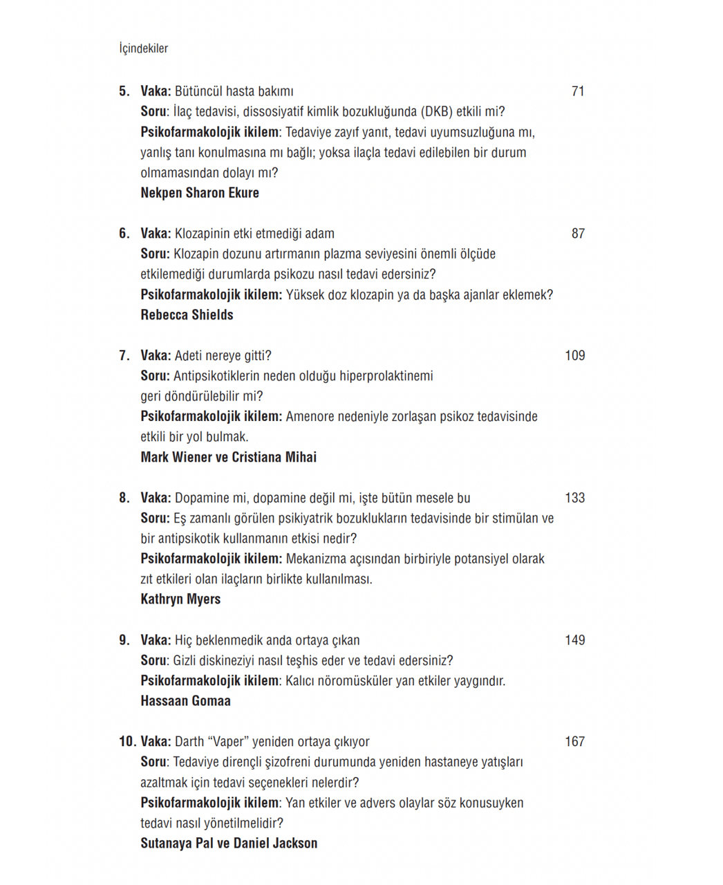 Stahl Temel Psikofarmakoloji Vaka Çalışmaları 5