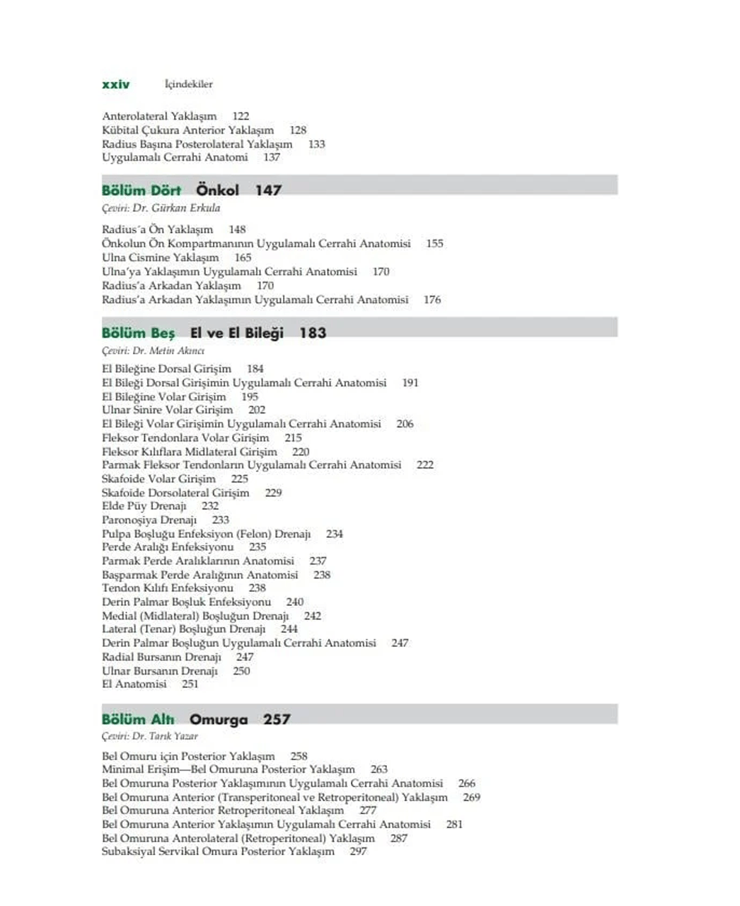 Surgical Exposures in Orthopaedics The Anatomic Approach, Türkçe
