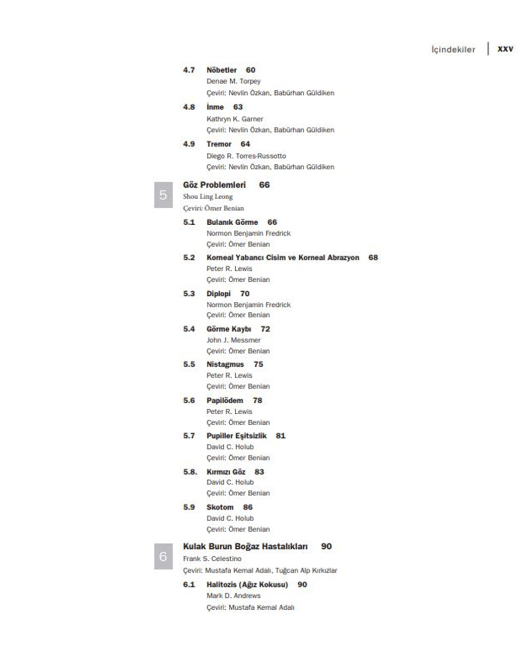 Taylor Ayırıcı Tanı El Kitabı