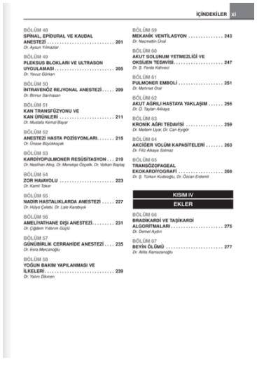 Temel Anestezi Soru Kitabı
