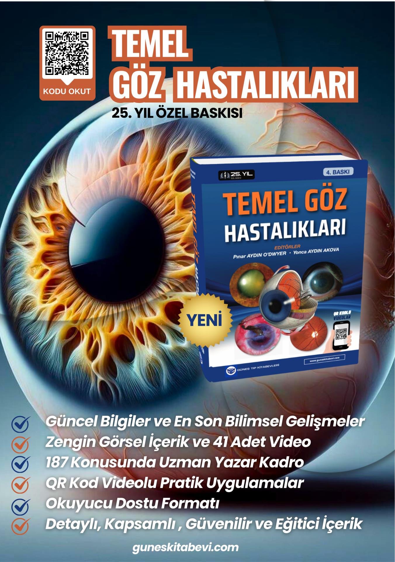 Temel Göz Hastalıkları 2 Cilt 4. Baskı (QR Kodlu Videolar)