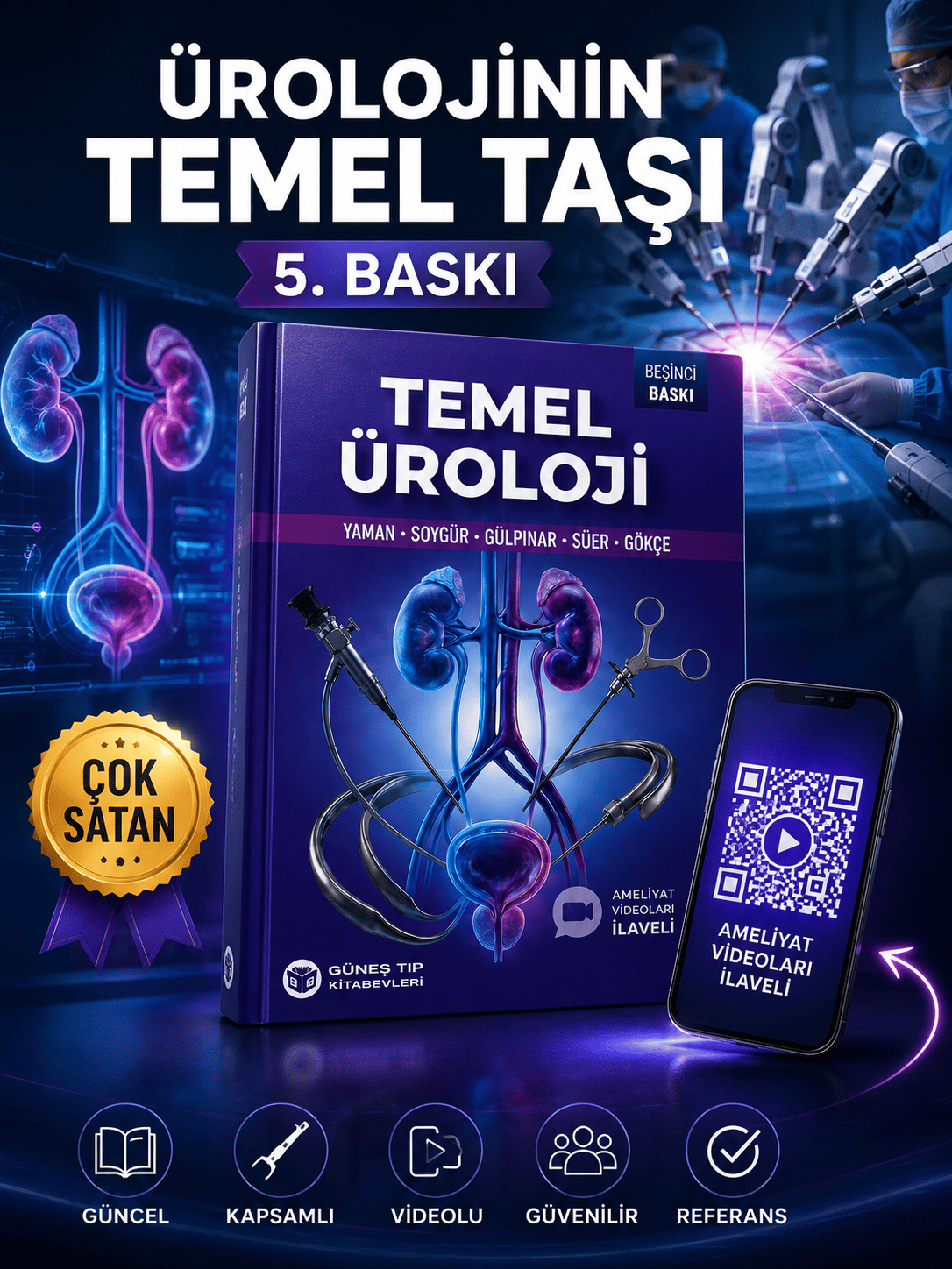 Temel Üroloji 5. Baskı (Ameliyat videoları ilaveli)