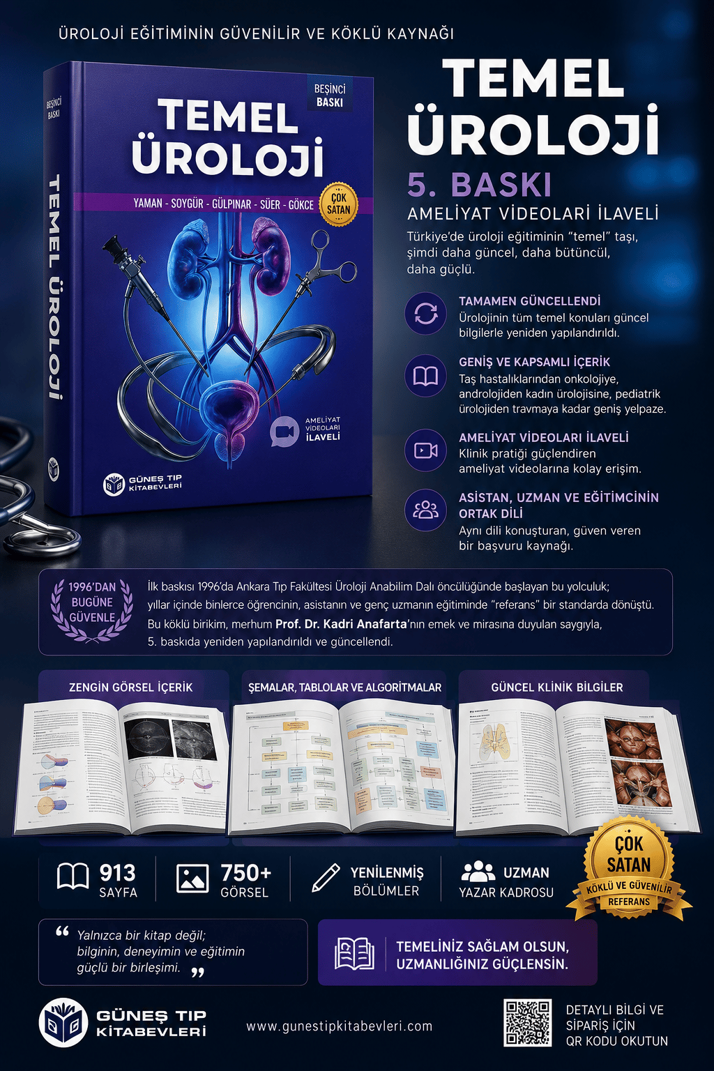 Temel Üroloji 5. Baskı (Ameliyat videoları ilaveli)