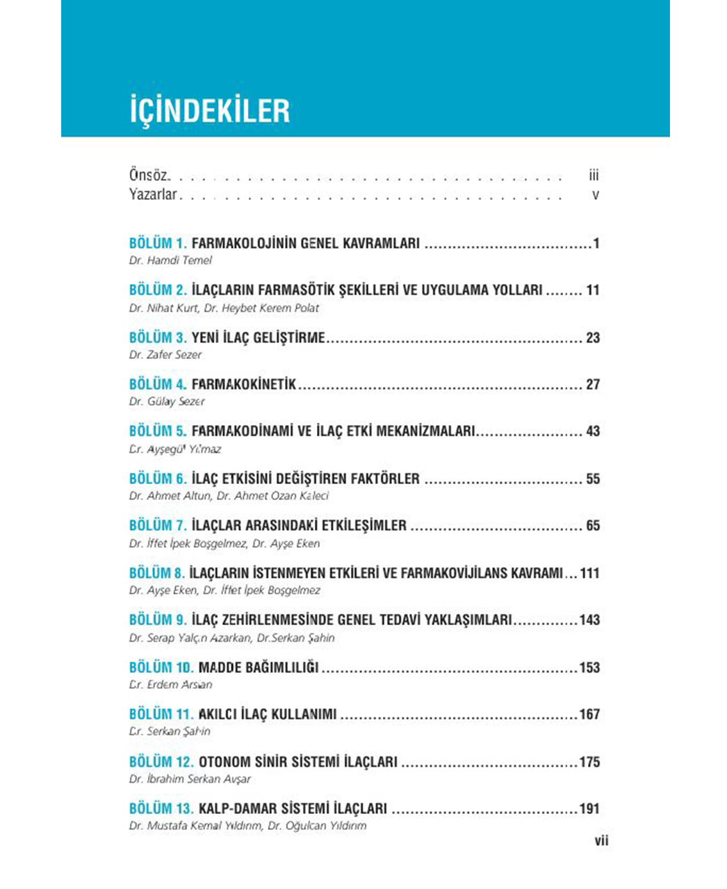 Tıbbi Farmakoloji Akıl Notları