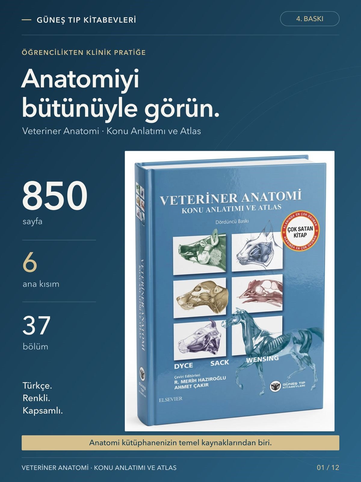 Veteriner Anatomi Konu Anlatımı ve Atlas