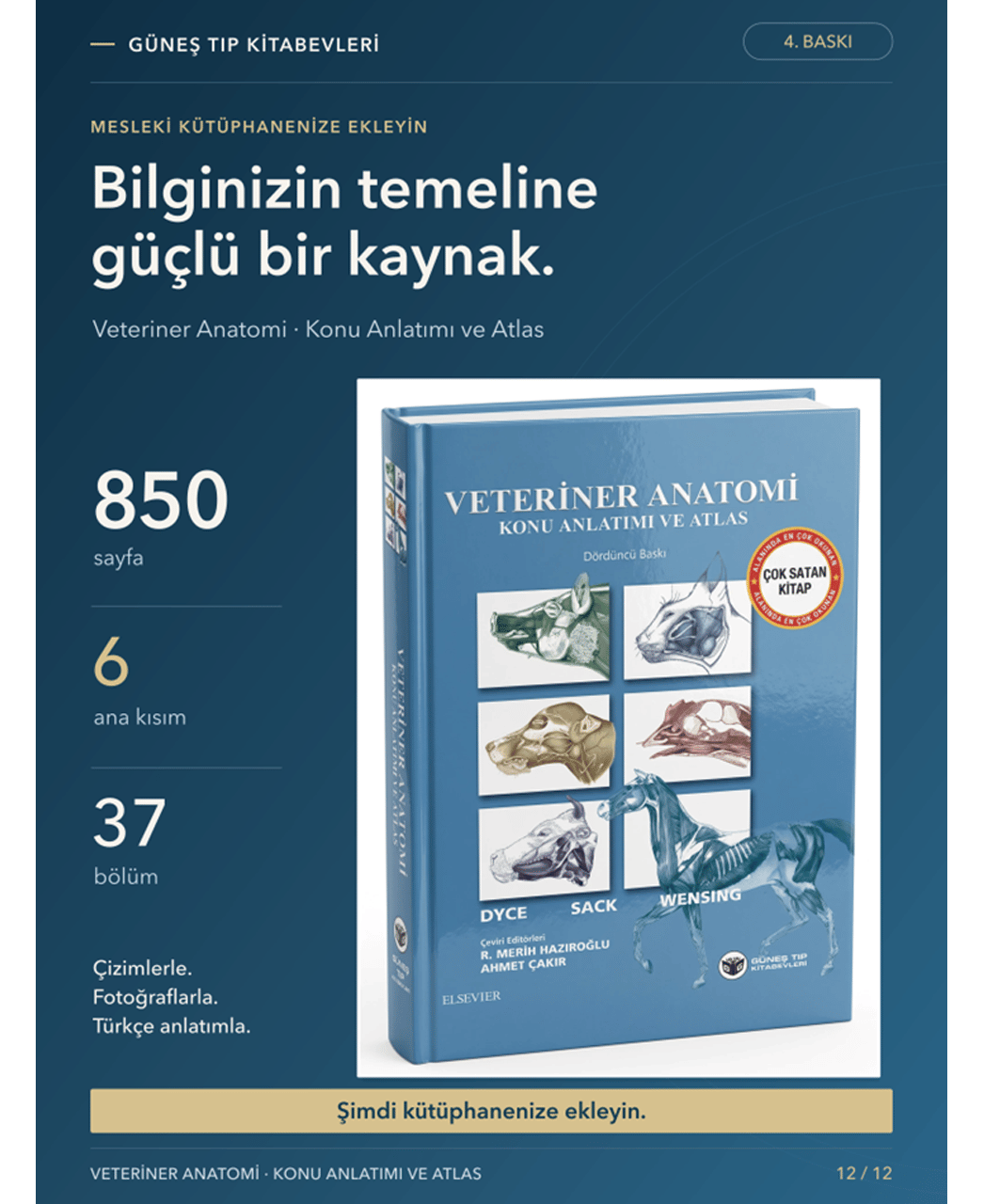 Veteriner Anatomi Konu Anlatımı ve Atlas