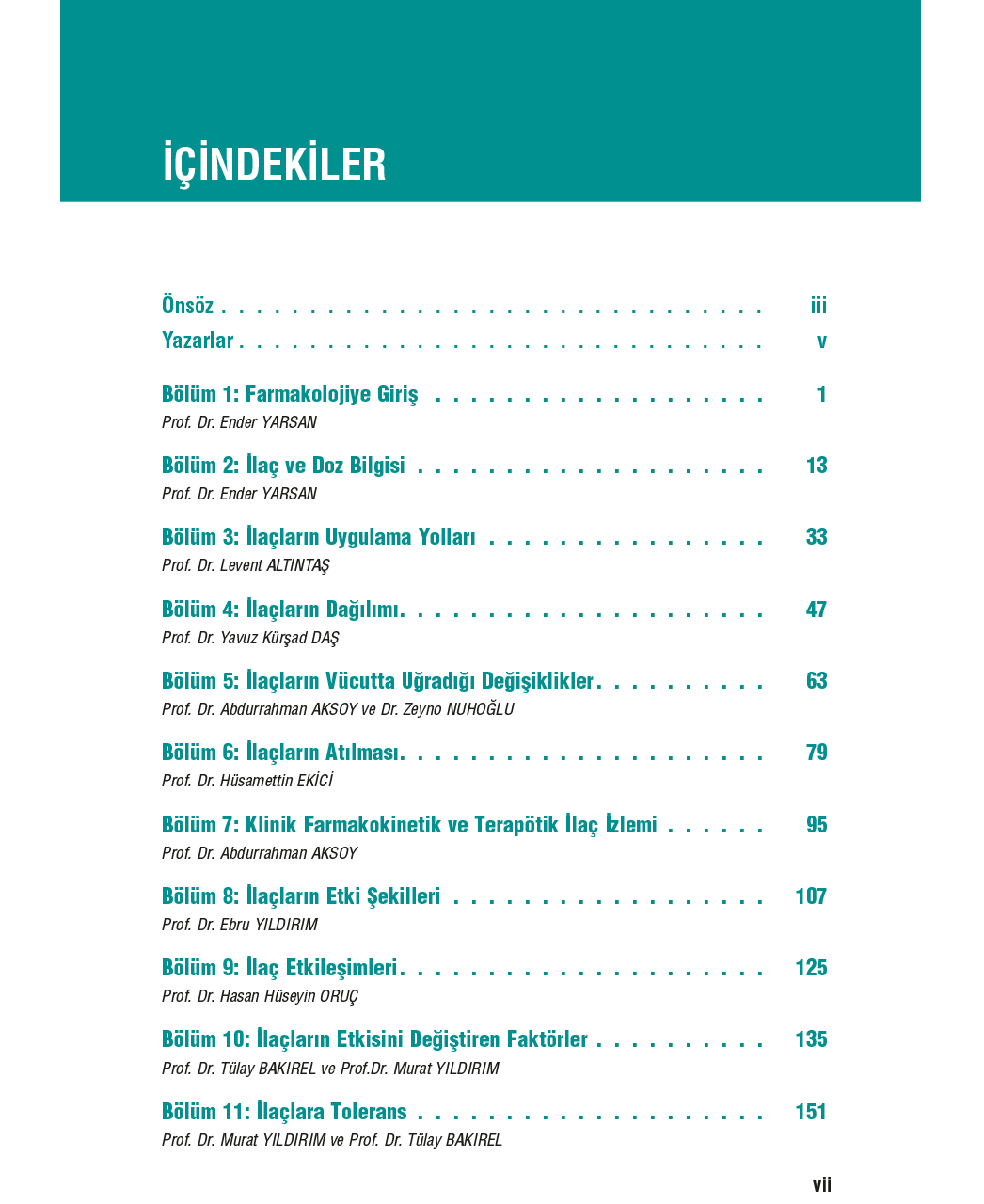 Veteriner Hekimliği Farmakoloji Akıl Notları