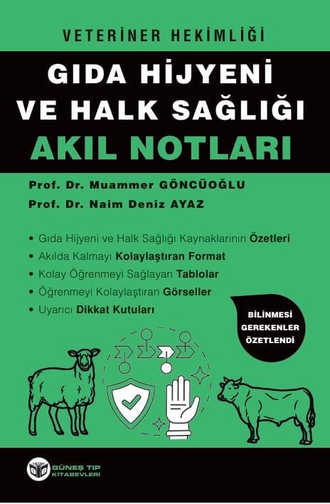 Veteriner Hekimliği Gıda Hijyeni ve Halk Sağlığı Akıl Notları