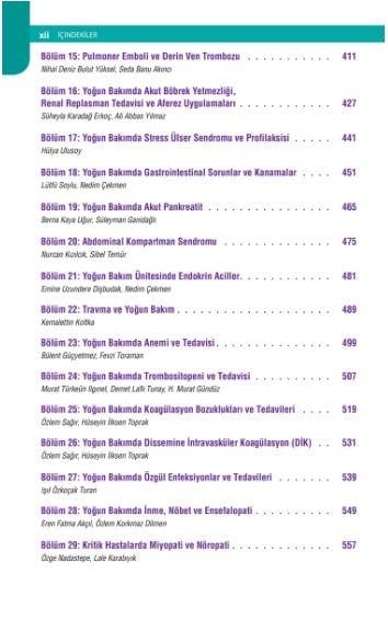 Yoğun Bakım Akıl Notları