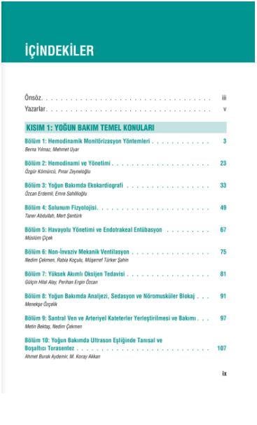 Yoğun Bakım Akıl Notları