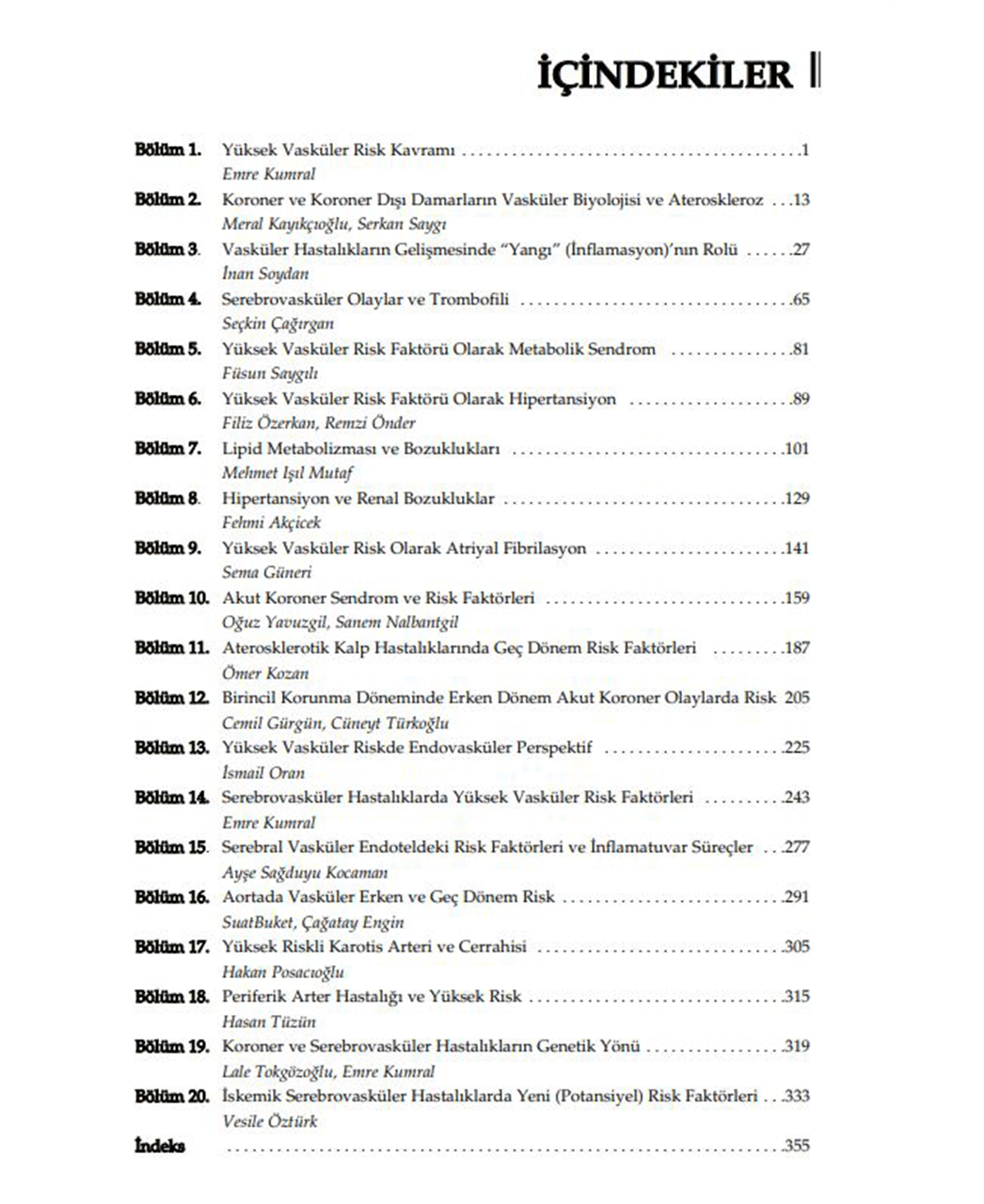 Yüksek Vasküler Risk
