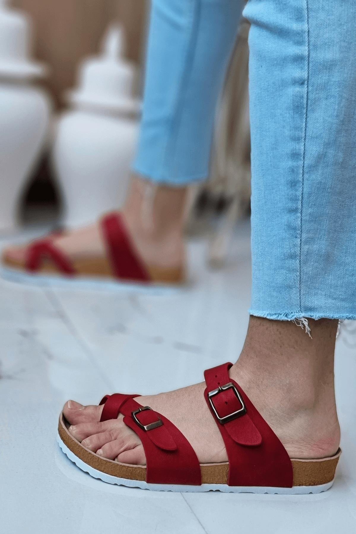 Unisex Şık Konforlu Taban Mayari Parmak Arası Günlük Sahil Plaj Dışarı Ev Terliği