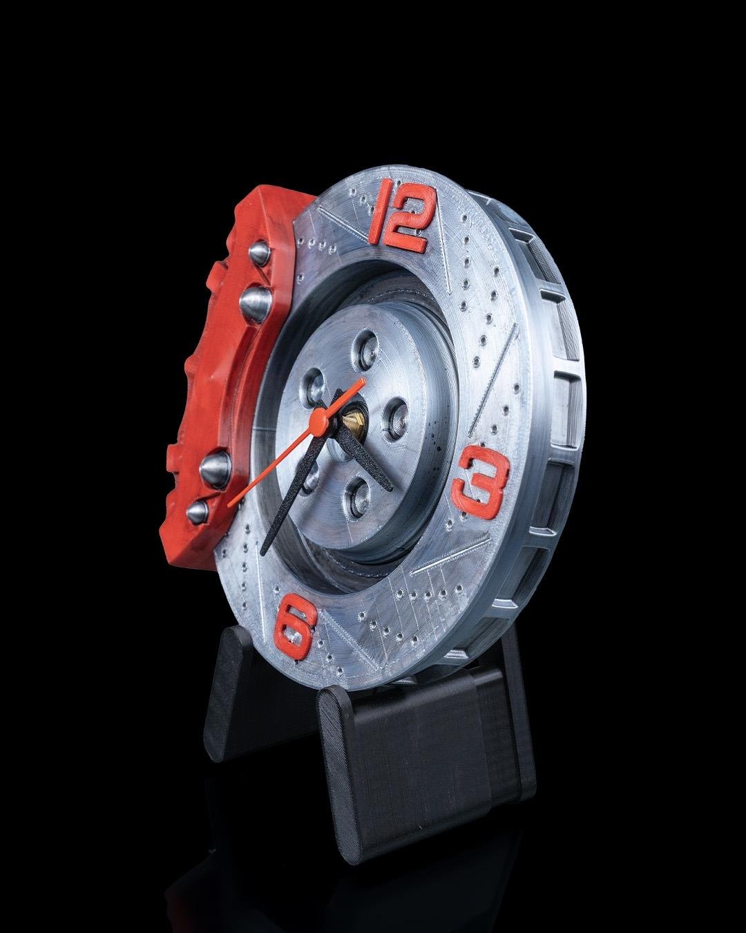 Brake Time Duvar Saati – Spor Fren Diski Tasarımlı Dekoratif Saat
