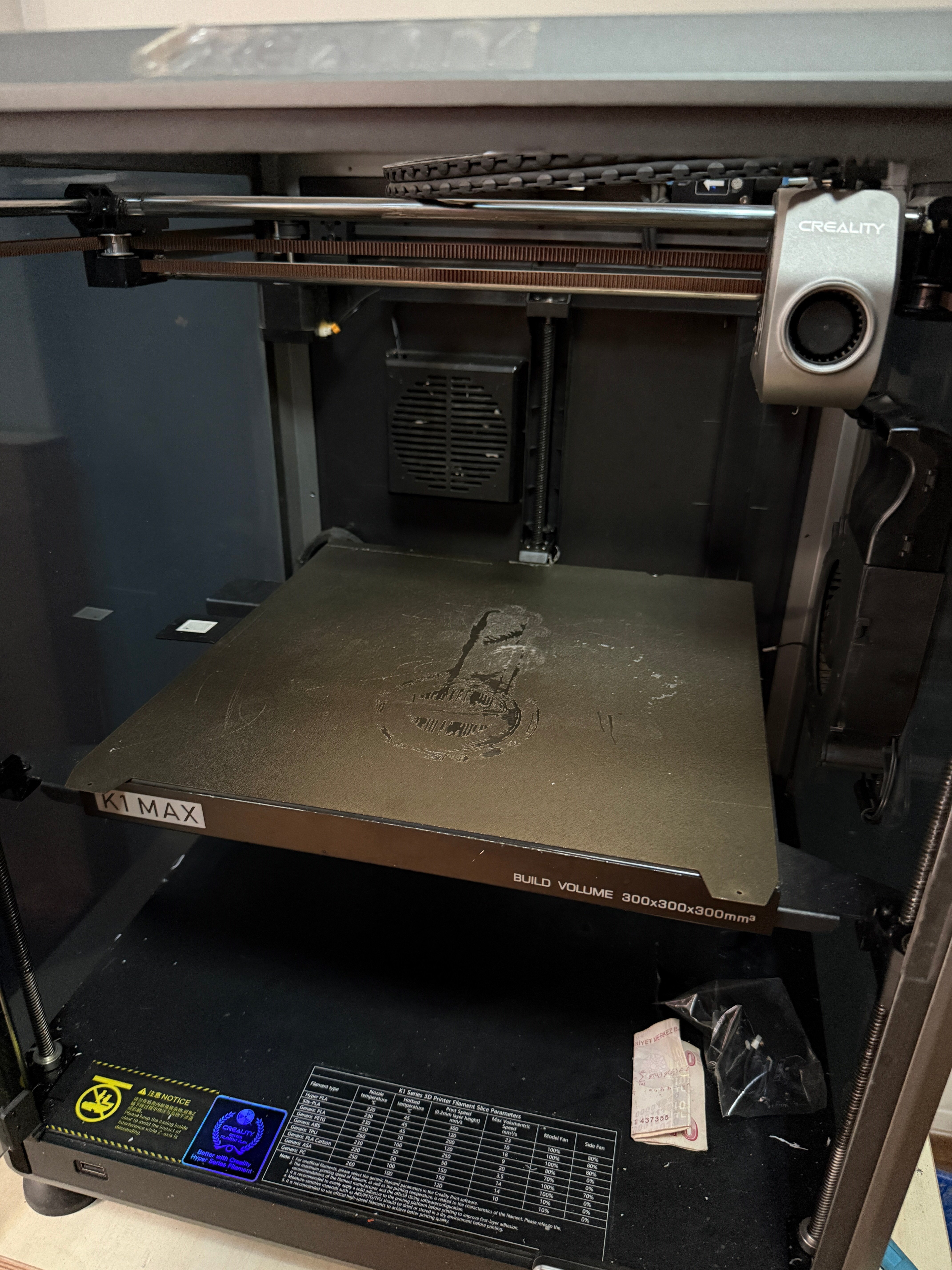 Creality K1 Max QS Yeni Nesil 3D Yazıcı 2. El ( B Kondisyon ) 