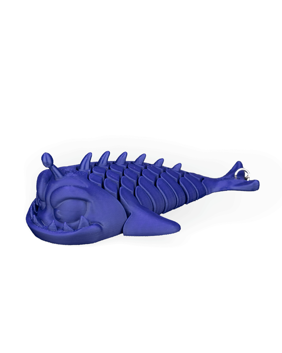Işıklı Fener Balığı Figürü Anahtarlık (3D Baskı)